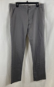 Five Four Men's Logan Straight Fit Chino Pants Gray NWT Size 34x34