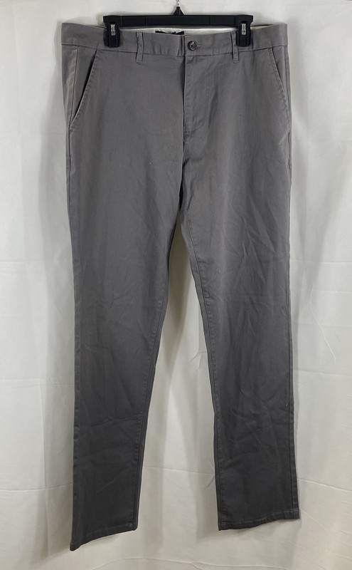Five Four Men's Logan Straight Fit Chino Pants Gray NWT Size 34x34