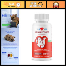 Cranberry Tablets for Dogs - UTI Bladder Health Support, Reduce Incontinence 1