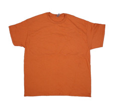 Gildan Heavy Cotton Adult Blank Plain Texas Orange T-shirts Size XL Bulk 4 Pack