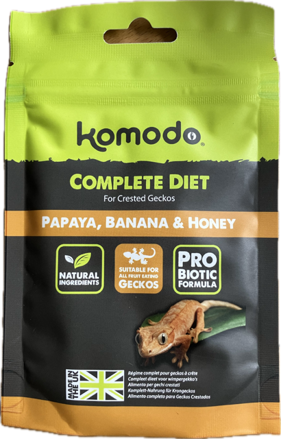Komodo Crested Geckos Diet Complete Reptile Food 60g Similar To Pangea Fruit