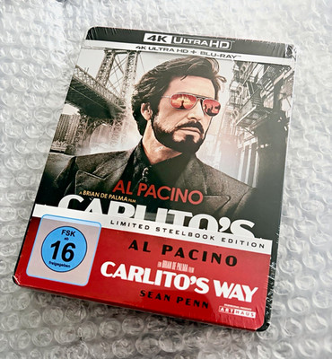 Carlito's Way Steelbook 4K UHD + Blu-ray Limitierte Auflage NEU Amazon exklusiv