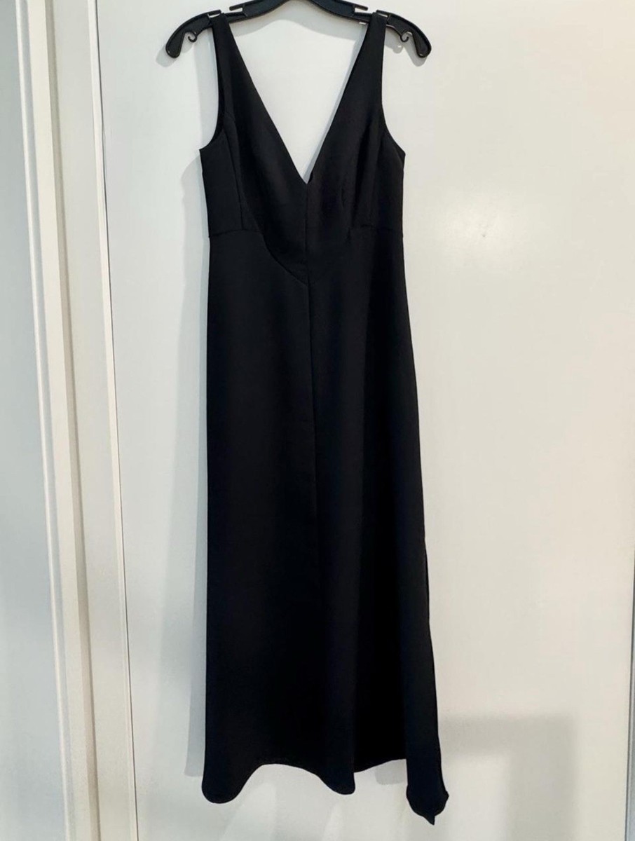 rachel comey black dress RACHEL COMEY Rini Dress in Black – JONES + CO main image 1