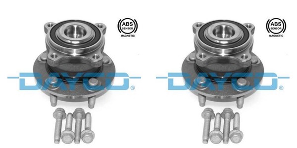 Dayco 2X Radnabe Radlagersatz Hinterachse FüR Opel Astra J Chevrolet Cruze P10-image