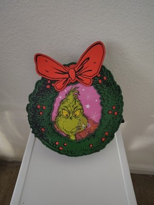LOUNGEFLY Dr. Seuss How the Grinch Stole Christmas! Wreath Lenticular Crossbody