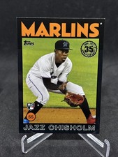 2021 Topps 1986 Topps Baseball 35th Anniversary JAZZ CHISHOLM Black /299 #86B-9