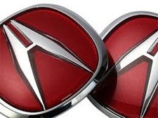 Honda Genuine Set Type-r Red Emblem Front Rear Acura Integra 97-01 75700-st7-r00