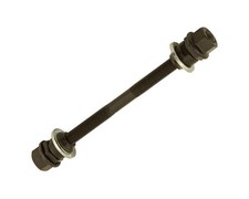 Replacement 5/16" Front Hub 26 Thread Bicycle Axle 140mm Black Bicycle Wheel.
