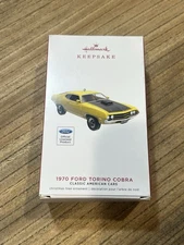 1970 FORD TORINO COBRA Hallmark Keepsake DIE-CAST METAL Ornament Christmas NEW