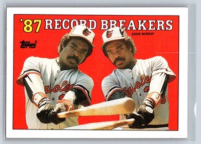 1988 Topps #4b Eddie Murray : No caption on front