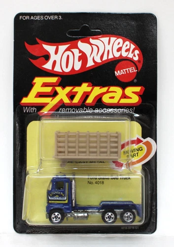 Hot Wheels Extras 4018 Ford Stake Bed Truck MOC Unpunched 1983 A