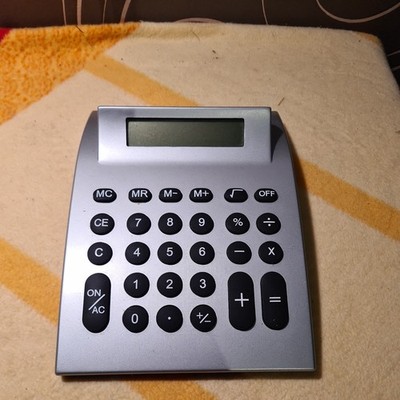  M Abacus 318 Taschenrechner, 20x15 cm, Großtasten, Büro Rechner