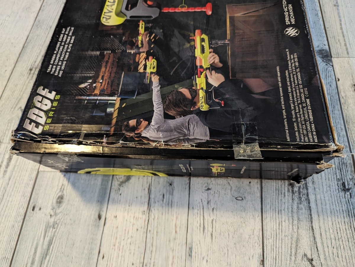 NERF Rival Blaster Jupiter XIX-1000 Edge Series with Target and 10