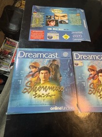 Shenmue Dreamcast Manual Inserts Only