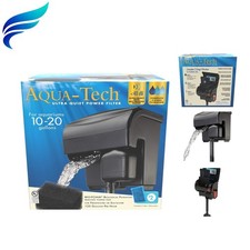 Ultra Quiet Power Filter for 10-20 Gallon Aquariums - 3-Stage Filtration System