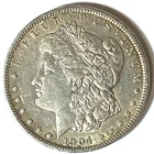 1904 $1 Morgan Silver One Dollar US Coin Philadelphia