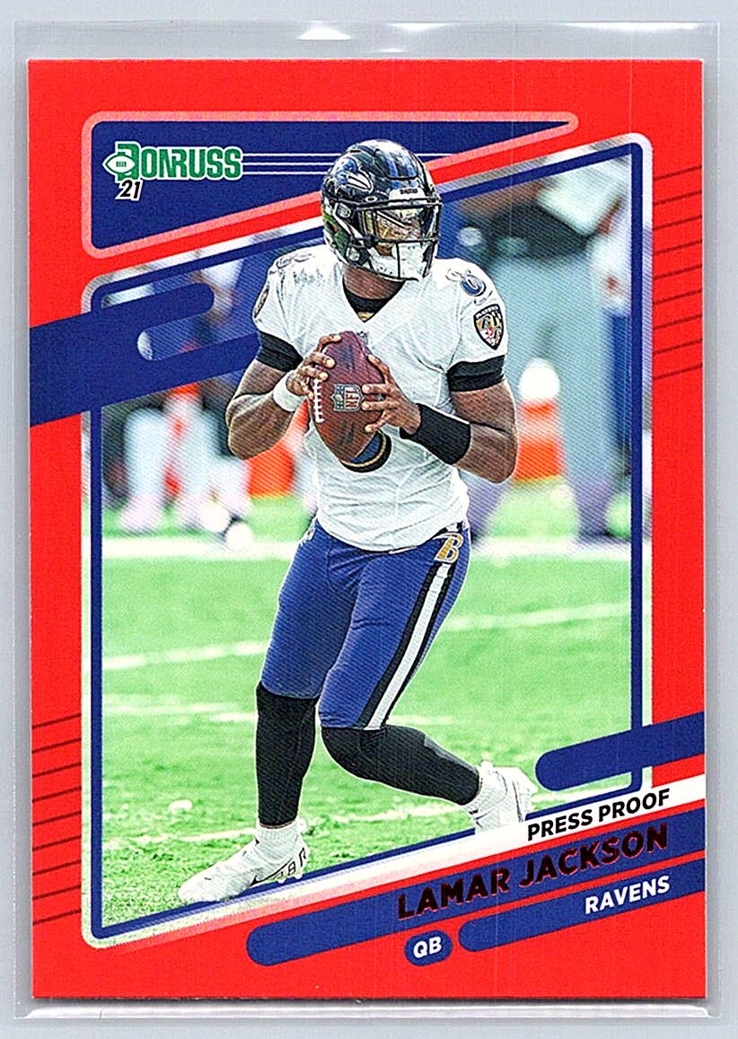 Lamar Jackson Donruss - Press Proof Red #239 Press Proof Red NM