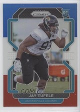 2021 Panini Prizm Rookie Red White & Blue Prizm Jay Tufele #440 0tc5