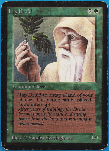 Ley Druid Alpha HEAVILY PLD Green Uncommon MAGIC MTG CARD (ID# 498293) ABUGames