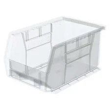 Akro-Mils 30237Sclar Hang & Stack Storage Bin, Plastic, Clear, 5 In H, 6 In W,