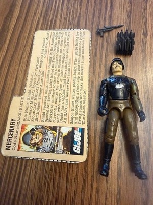 Vintage Hasbro GI Joe ARAH 1983 Major Bludd 100% Complete with File Card!