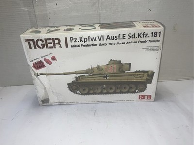 RFM Tiger I Pz.Kpfw.VI Ausf.E Sd.Kfz.181 Tank Model Vehicle North Africa Sealed