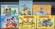 Antigua Barbuda 1980 563-71 Disney Cartoons Intl. Year Of The Child Children Year**