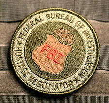 AUTHENTIC FBI SERVARE VITAS "Save Life" HOSTAGE NEGOTIATOR HRT v&ecirc;lkr&ouml; camo PATCH