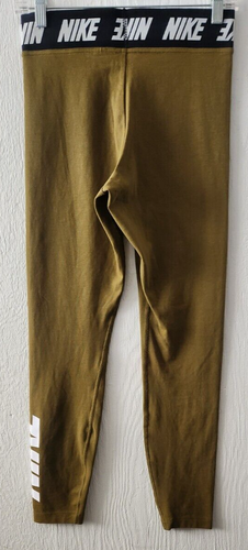 Leggings Athleisure Logo Nike Donna Verde Medio Casual/Allenamento (E12) - Foto 2 di 5