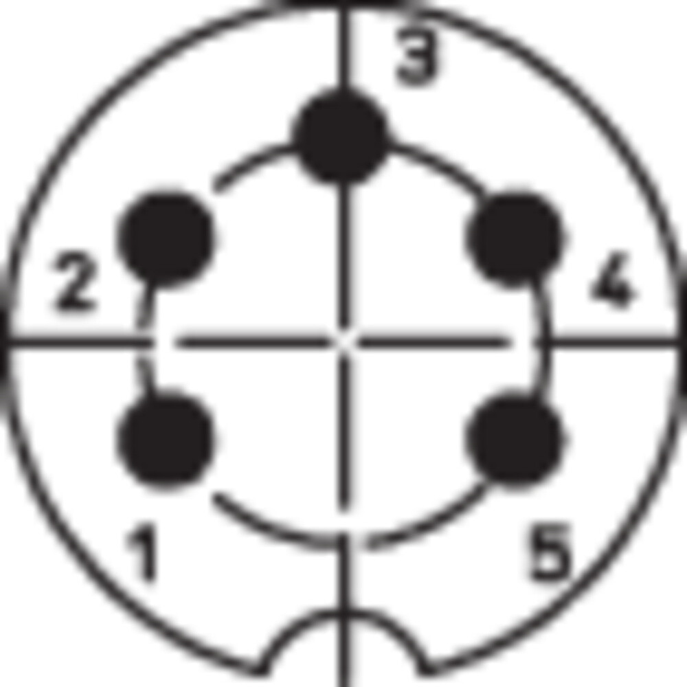 Thumbnail - Bkl Electronic 0202018 Din-rundsteckverbinder Flanschbuchse, Kontakte