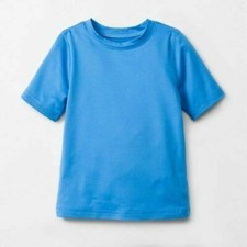 Wonder Nation Rashguard Swim Top Boy Size M Blue Solid          --K5--