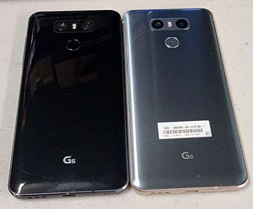 Lot 2x LG G6 H872 T-Mobile Phones - Bad LCDs, For Parts/Repair - As Is - Picture 2 of 6