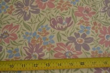 By 1/2 Yd, Pastels on Yellow Cotton, Thimbleberries/Northern Lights/Jenson, B37