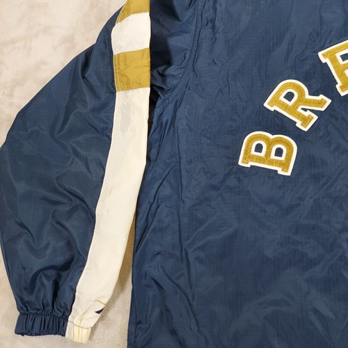 Vintage Pro Player Mens Jacket Milwaukee Brewers Large Windbreaker Zip Hood Y2K - Picture 9 of 20