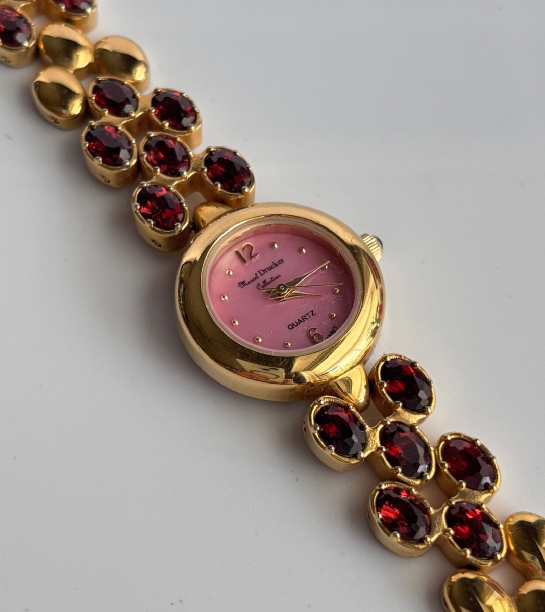 Marcel Drucker Butterfly Watch Silver Tone Opalescent Working New Battery Japan Marcel drucker watch - Gem main image 3