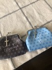 Lot Of 2 Coin Purse 4"x3 " ~ Double Sided ~ Snap Closure Religious — photo 1