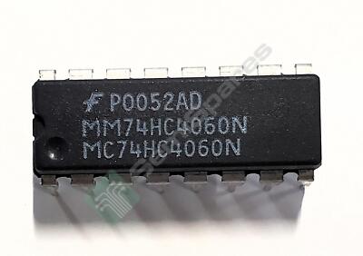 9 pcs - FAIRCHIL MM74HC4060N IC BINARY COUNTER 14-BIT 16DIP