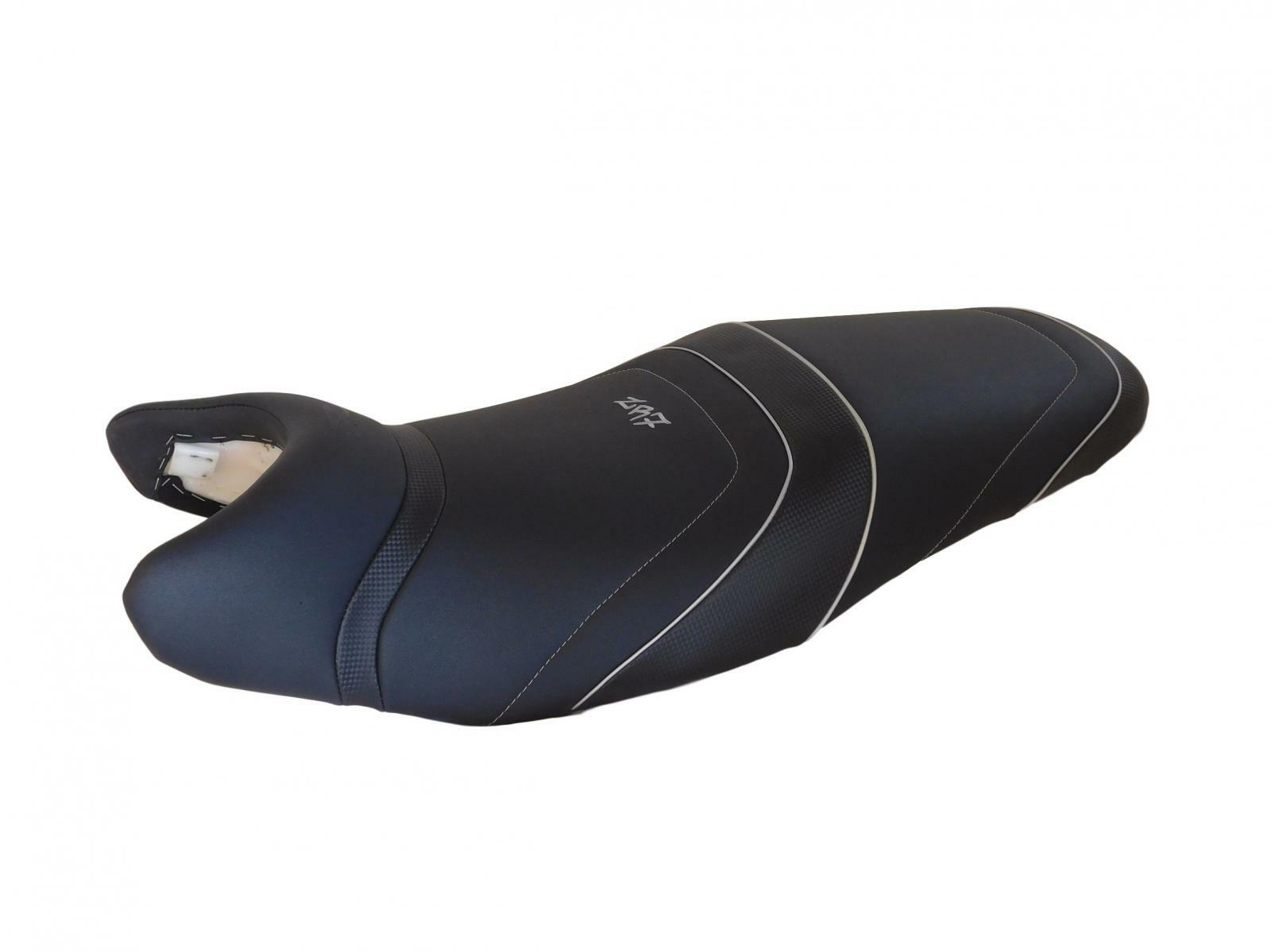 Housse de selle moto Kawasaki ZR-7 1999 2000 2001 2002 2003 noir HSD5565