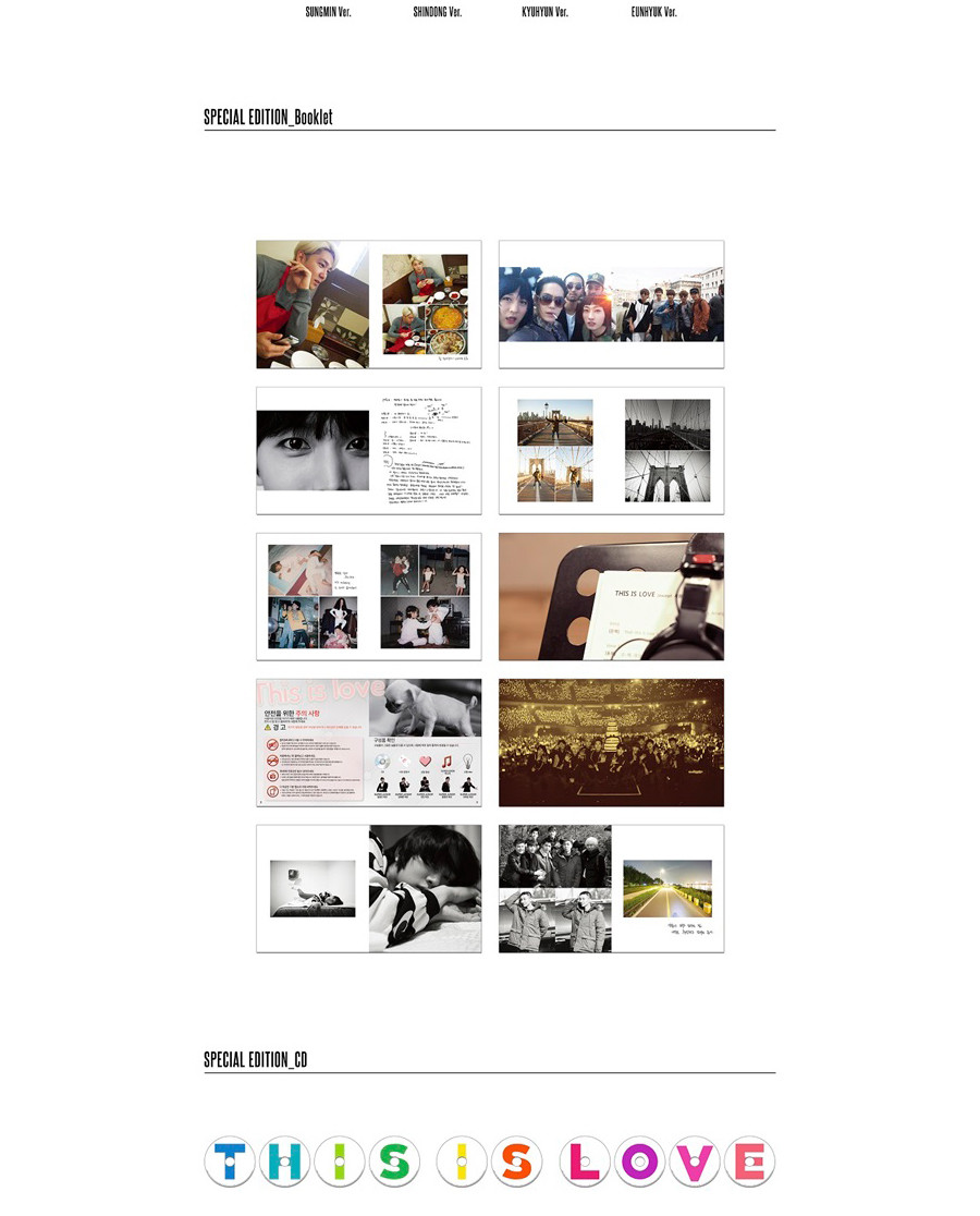 SUPER JUNIOR [THIS IS LOVE] 7th Album Special Edition Random