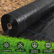 Garden Weed Control Fabric Membrane Ground Sheet Cover Decking Landscaping