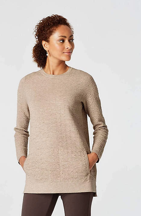 J. Jill ~ 2X ~ NEW Gorgeous Pure Jill Crinkled Sweater Tunic ~ NWT$109