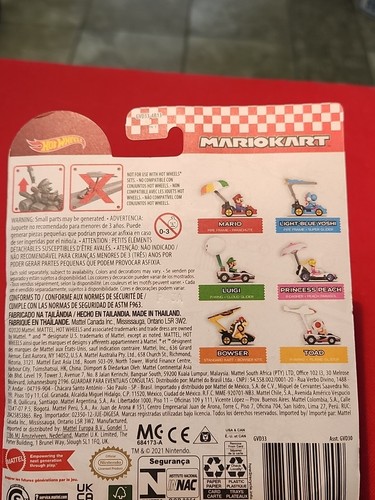 Hot Wheels 2021 Mario Kart Princess Peach B-Dasher Para Glider Mattel NEW Sealed - Picture 8 of 8