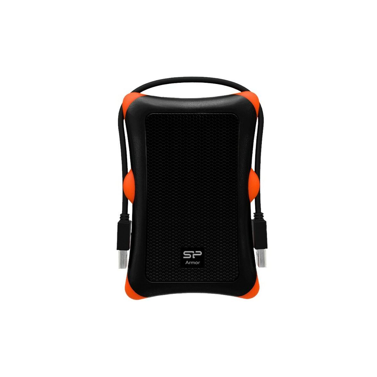 Scatola Esterna Silicon Power Armor A30 Nero Arancio Nero/Arancione