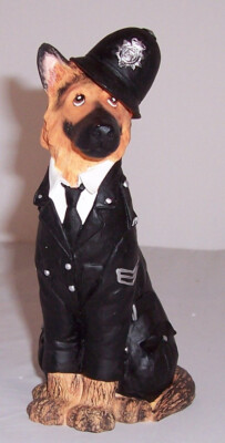 Border Fine Arts Dapper Hund Rex der Polizist