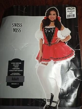 Sexy Adult Halloween MLLE.SUISSE,  Swiss Miss Costume size M (6-8)