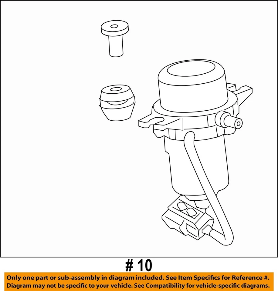 Bomba de vacío usada se adapta a: Cadillac Srx 2011 grado A Foto 4 de 4