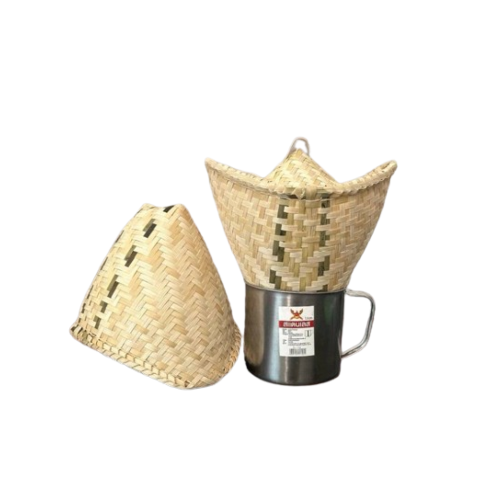 Set Thai Sticky Rice Steamer + Sticky 1 Basket Bamboo Mini Cookware ...