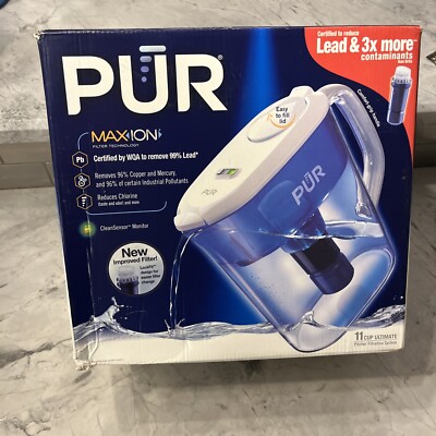 Pur Maxim 11 Cup Ultimate Filtration System Water Pitcher New in box