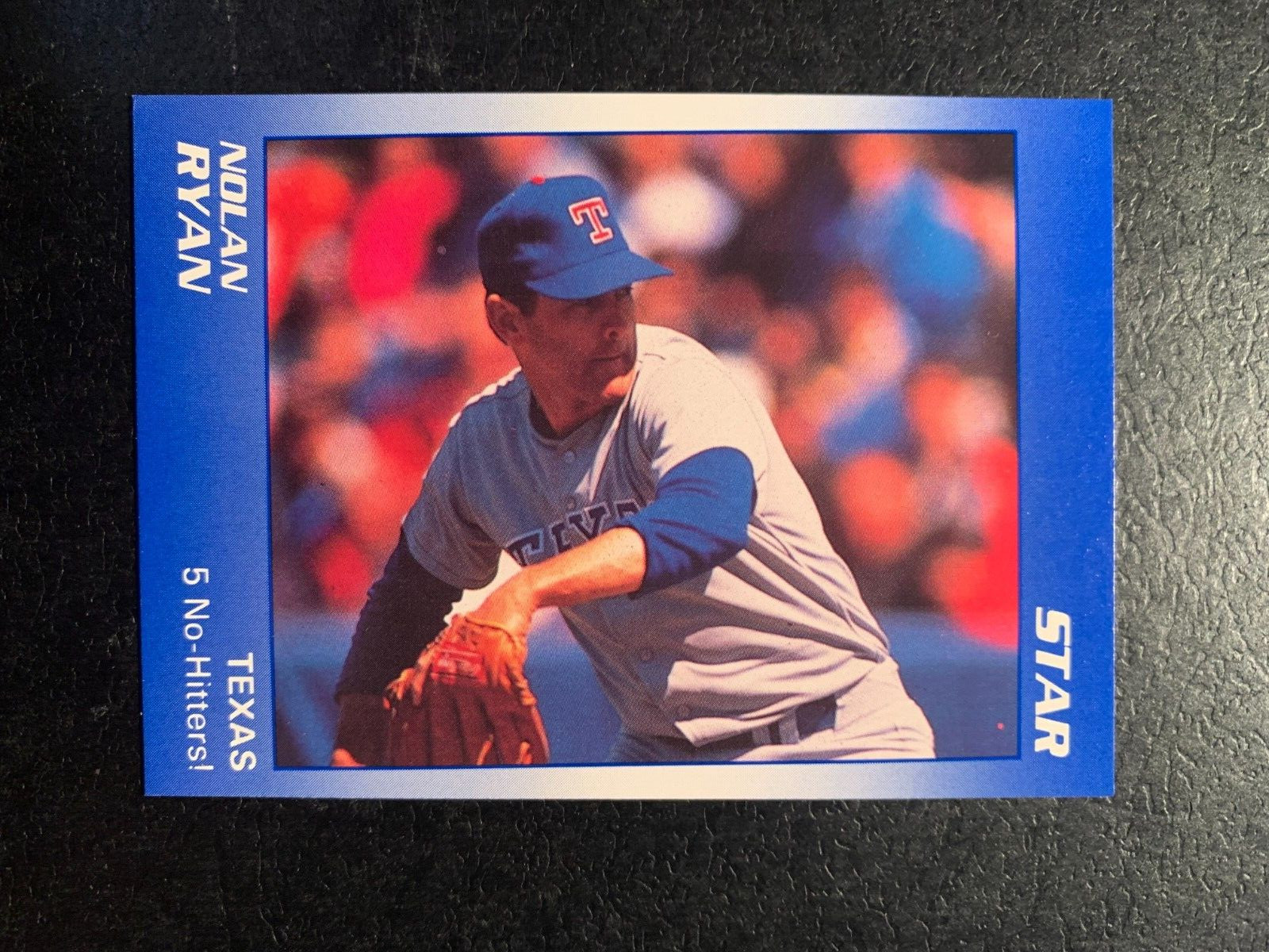 Nolan Ryan 1990 STAR COMPANY 5 No - Hitters Card #6 Texas Rangers