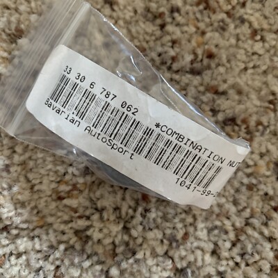 BMW 33306787062 Genuine M14x1.5 Combination Hex Nut For Suspension